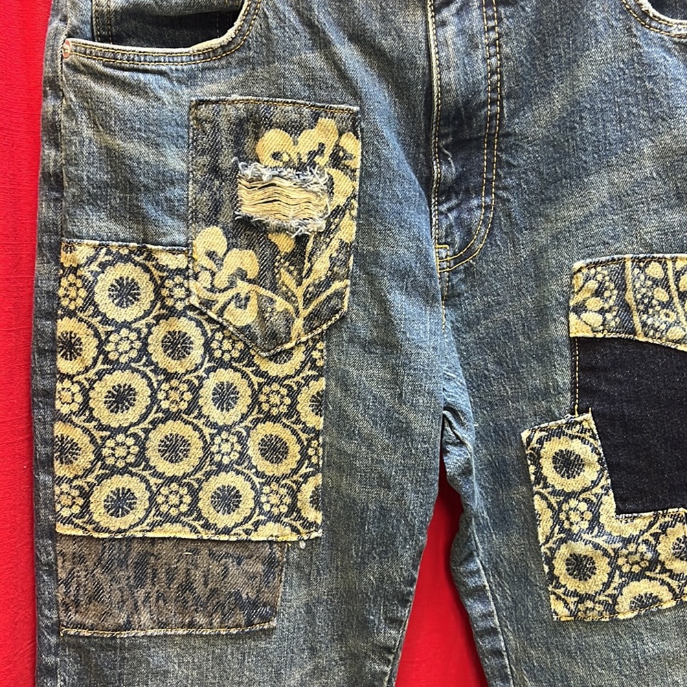 Pilcro Patchwork Jeans Size 27 - image 4